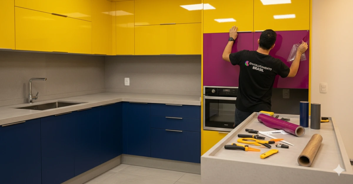 Renove seus moveis com envelopamento vinilico sem precisar trocar o móvel