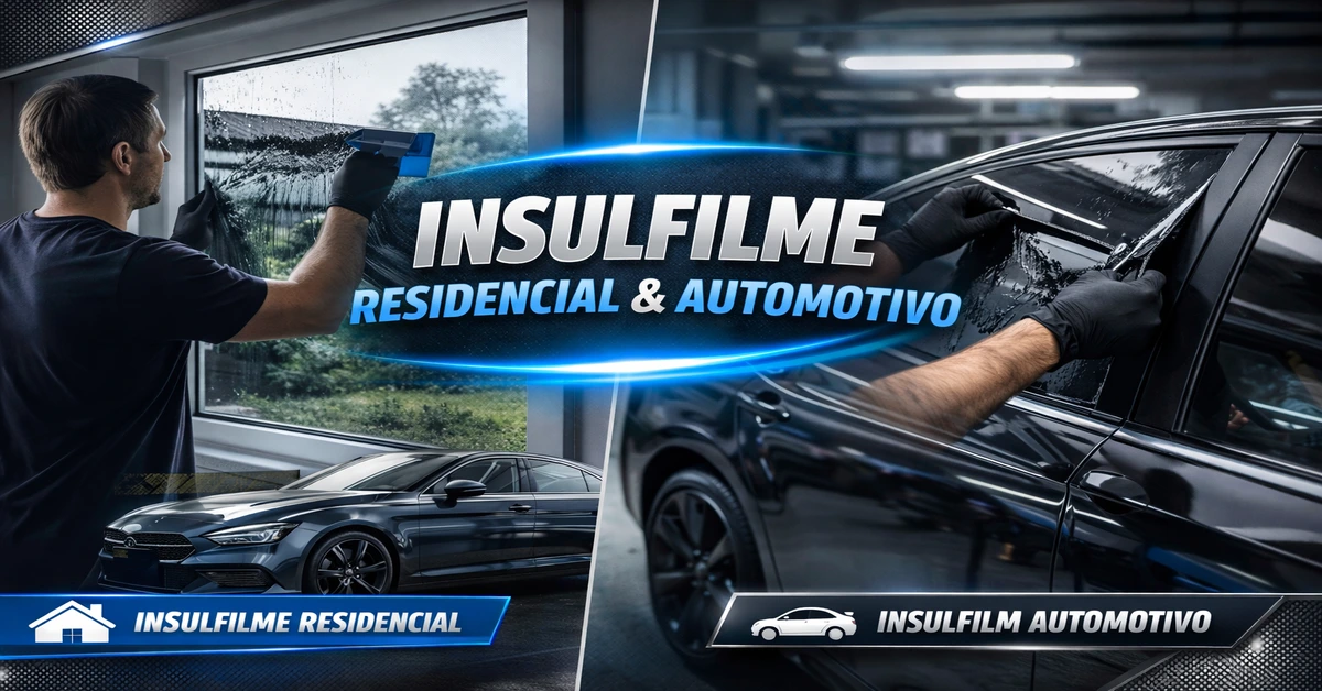 Serviço profissional de Aplicação de Insulfilm em residencias, aotomoveis e lojas no Brasil